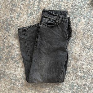 Levi’s Grey Denim with Button Fly
